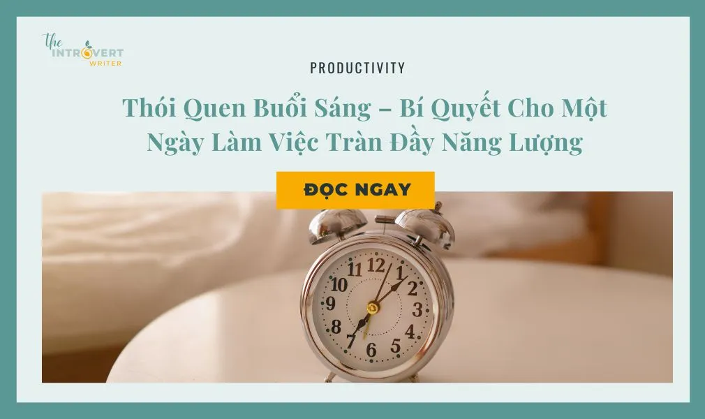 thói quen buổi sáng